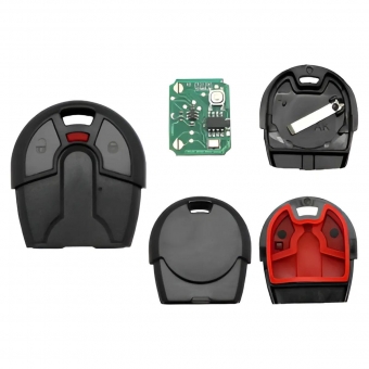 Controle Compativel Fiat 2B Preta Direct e Universal