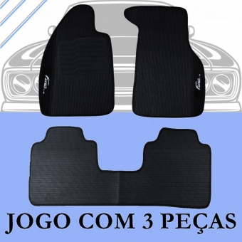 Kit Tapete Emborrachado Fusca 1951 Até1996 3 Peças