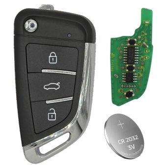 Chave Canivete Compativel BMW 3 Botoes Direct e Universal
