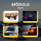 Módulo Eletrônico Luzes De Reboque 4 Vias Universal FMR10