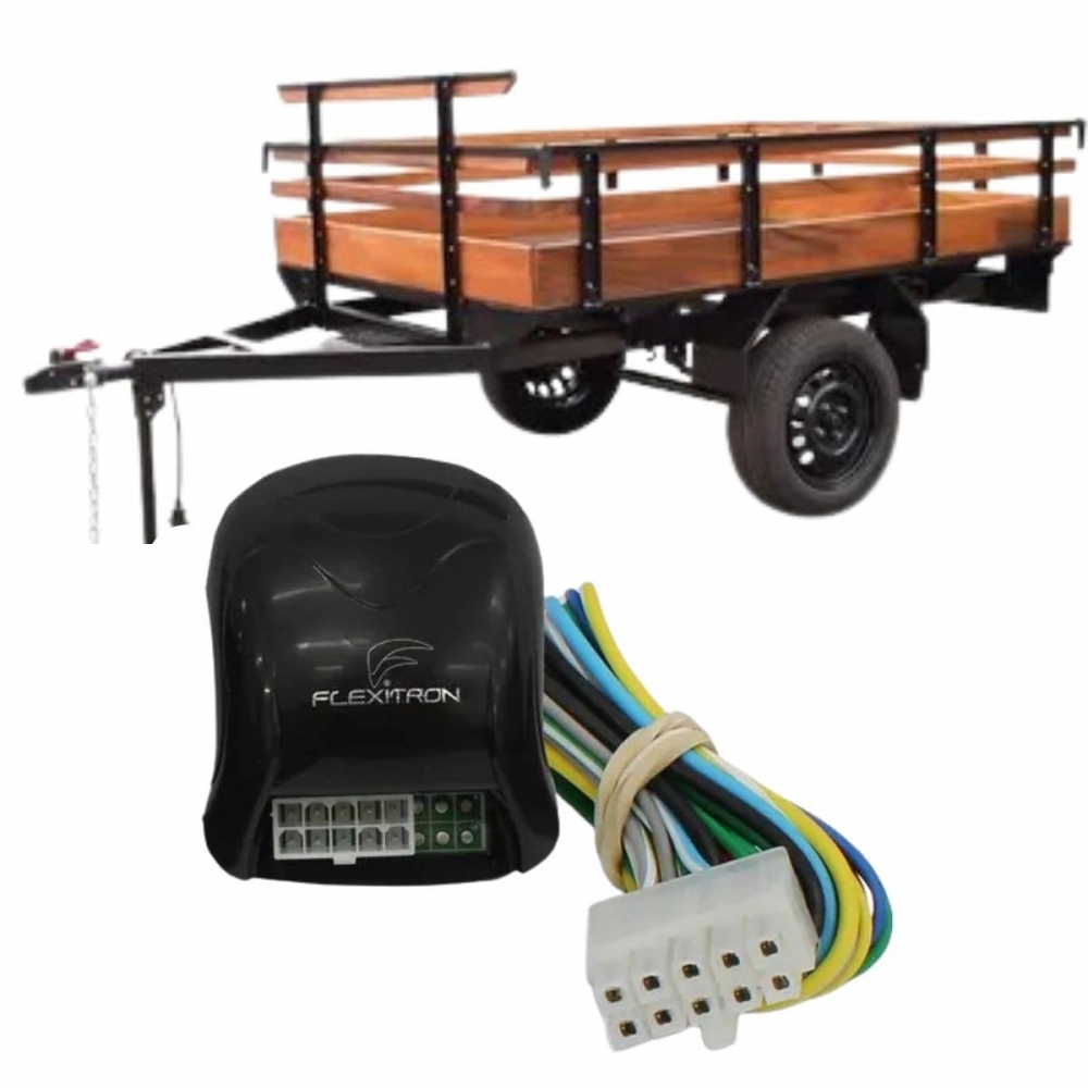 Módulo Eletrônico Luzes De Reboque 4 Vias Universal FMR10