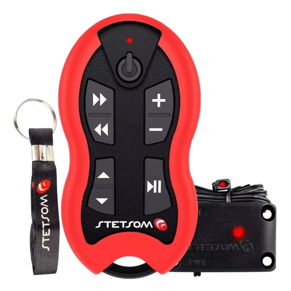 Controle Remoto Longa Distância Universal Original Completo - Vermelho