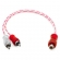 Kit 3 Cabos Rca Dupla Blindagem Injetado 1mt + 4 Rca Y 2m1f