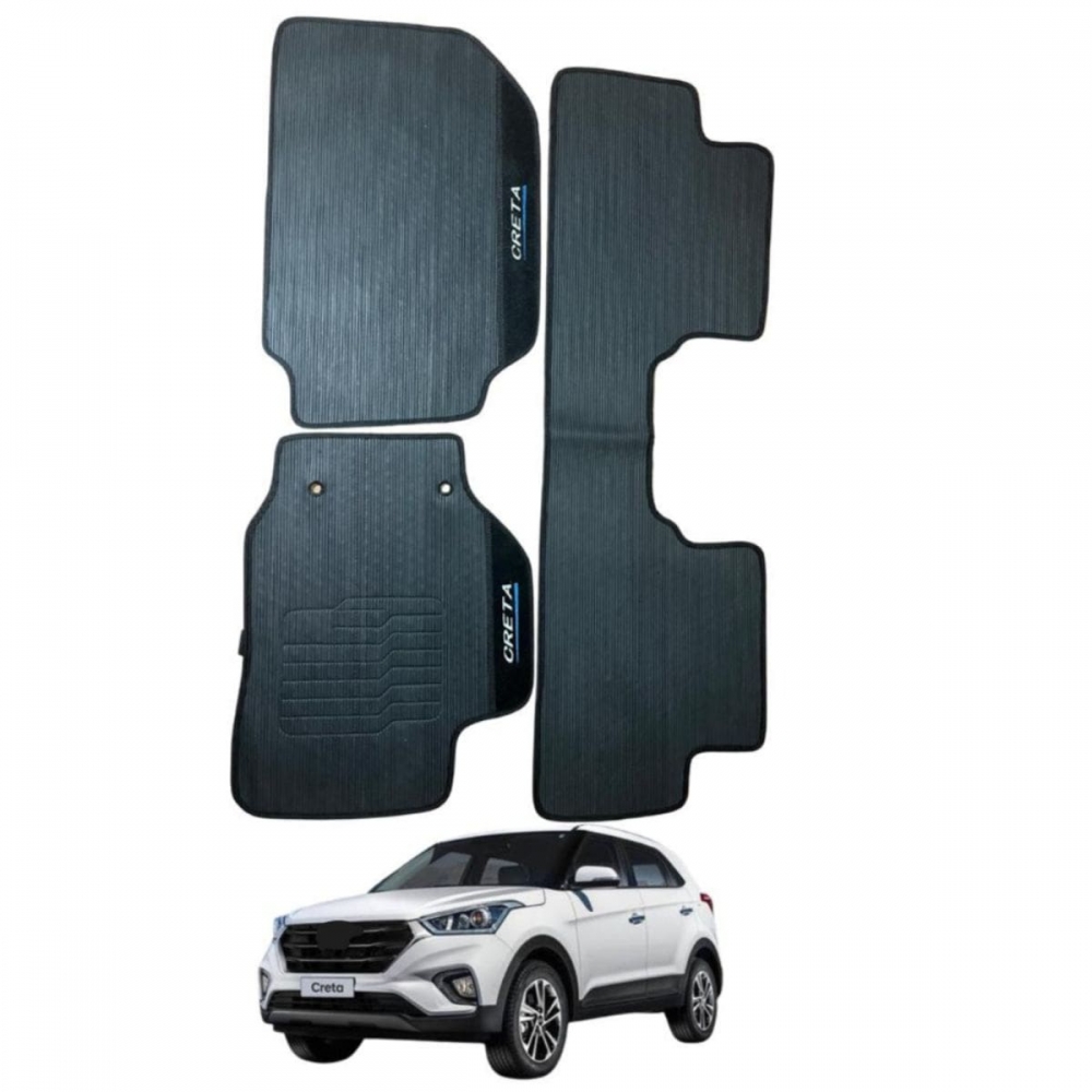 Tapete De Borracha Creta 17/21 3 Peças