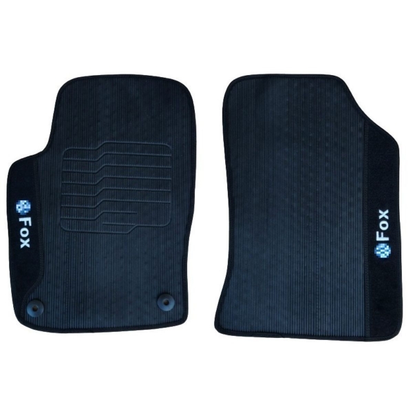 Tapete De Borracha Volkswagen Fox 2014 A 2016 3 Peças