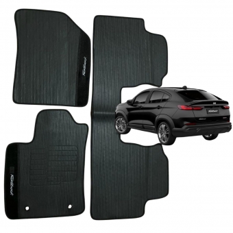 Kit Tapete Emborrachado Fiat Fastback 2023 Em Diante 3 Peças