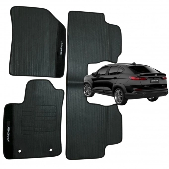 Kit Tapete Emborrachado Fiat Fastback 2023 Em Diante 3 Peças