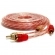 Cabo Rca Cristal Matte Injetado 5 Metros Audio Automotivo