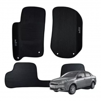 Kit Tapete Emborrachado Grand Siena 2012 Até 2021 3 Peças