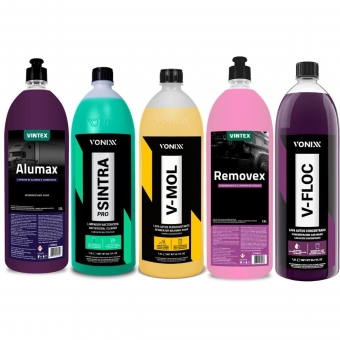 Kit V-floc + V-mol + Sintra + Alumax + Removex Vonix