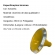 Kit 2 Corneta Cone Curto Rosca Bocal Alumínio Amarelo 14-25 Som