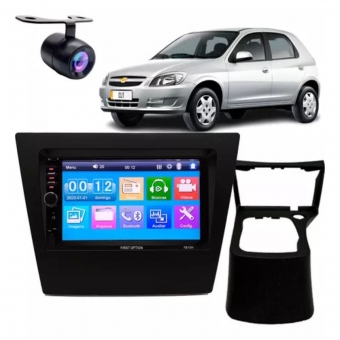 Multimídia Gm Celta G2 2006/2015 E Prisma 2006/2012 Moldura