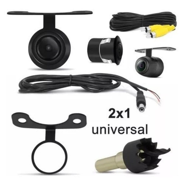 Central Multimídia 2 Din Mp5 Fiat Palio G1 Câmera Moldura