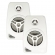 Kit Sonorização Ambiente 4 Caixas Le Son 70W 8ohms Branco