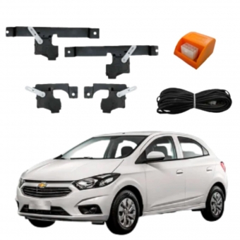 Kit Trava Elétrica Dedicada GM Onix Prisma 4 Portas Tragial PAKTGMMN011