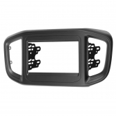 Central Multimídia 2 Din Mp5 Fiat Strada Câmera Moldura Tela Preto