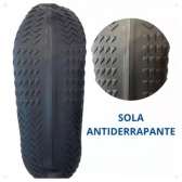 Capa Sapato Impermeável Silicone Tênis Chuva Motoboy Preto - P