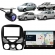 Central Multimídia Carplay Android Siena G3 Moldura + Câmera Preto