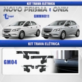 Kit Trava Elétrica Dedicada GM Onix Prisma 4 Portas Tragial PAKTGMMN011