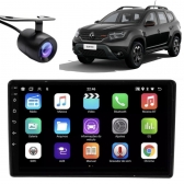 Central Multimídia Android 2 Din Renault Duster Moldura 9