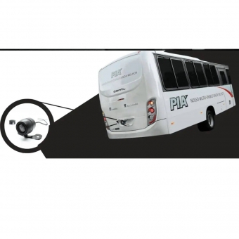 Câmera De Ré e Frontal 2x1 RS-224BR Plus 24v