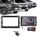 Central Multimídia 2 Din Mp5 Fiat Mobi Câmera Moldura Tela BP