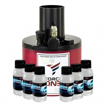 Máquina Nebulizadora Automotivo + 6 Limpa Ar Condicionado