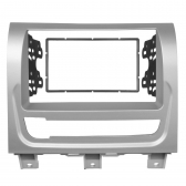 Central Multimídia 2 Din Mp5 Fiat Siena Câmera Moldura Prata