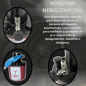 Máquina Nebulizadora Automotivo + 6 Limpa Ar Condicionado