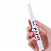 Caneta Tinta Óleo Permanente Prova Dagua Tenis Pneu Tecido - Branco