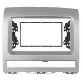 Central Multimídia 2 Din Mp5 Fiat Siena Câmera Moldura Prata