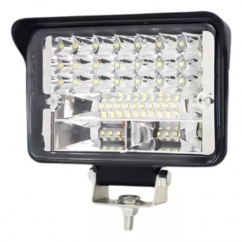 Farol De Milha Retangular Led 144w Automotivo Briwax FF-F1144W