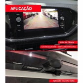 Kit Câmera De Ré C/ Maçaneta Incorporada Para Vw T-cross Jr8