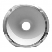 Kit 2 Corneta Cone Curto Rosca Bocal Alumínio Branca 14-50 Som