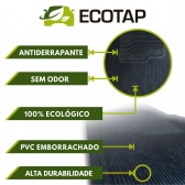 Kit Tapete Emborrachado Universal Adaptável Borcol 4 Peças